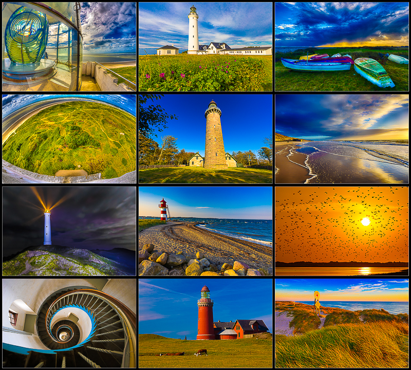 Die Nordseeküste Jütlands - Leuchttürme und Mee(h)r - Übersicht